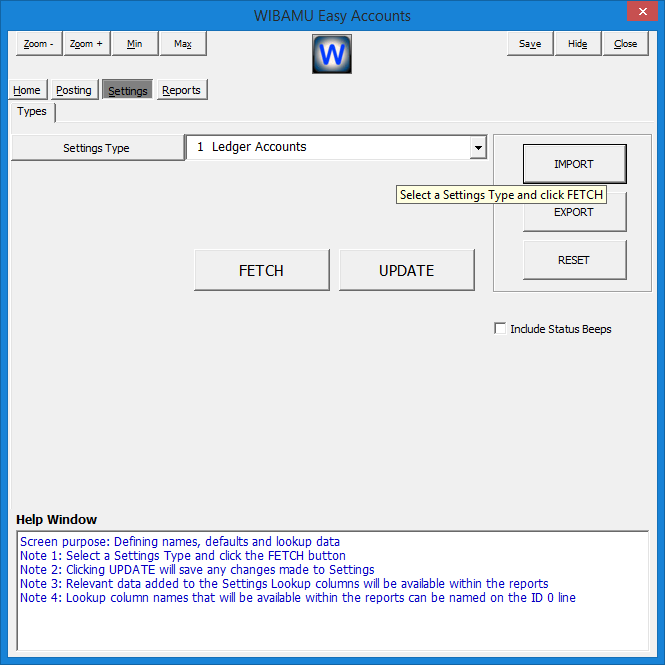 20. WIBAMU - Settings Section